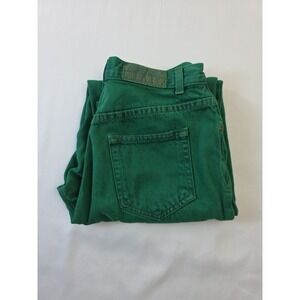 Vintage Green Denim Jeans High Rise Straight Leg‎ Y2K Grunge Pinterest Core 6P